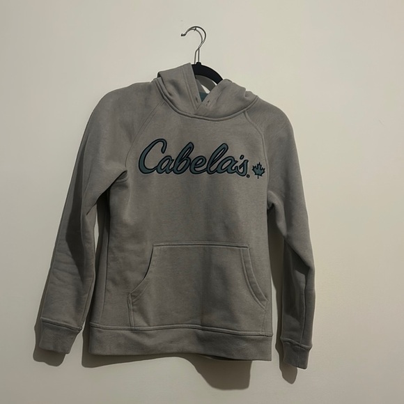 Cabela's Gray Long Sleeve Boxy Hoodie - Picture 1 of 5